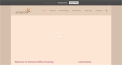 Desktop Screenshot of enhanceofficecleaning.com